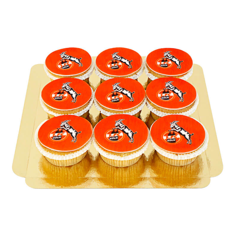 1. FC Köln Cupcakes (9 pieces)