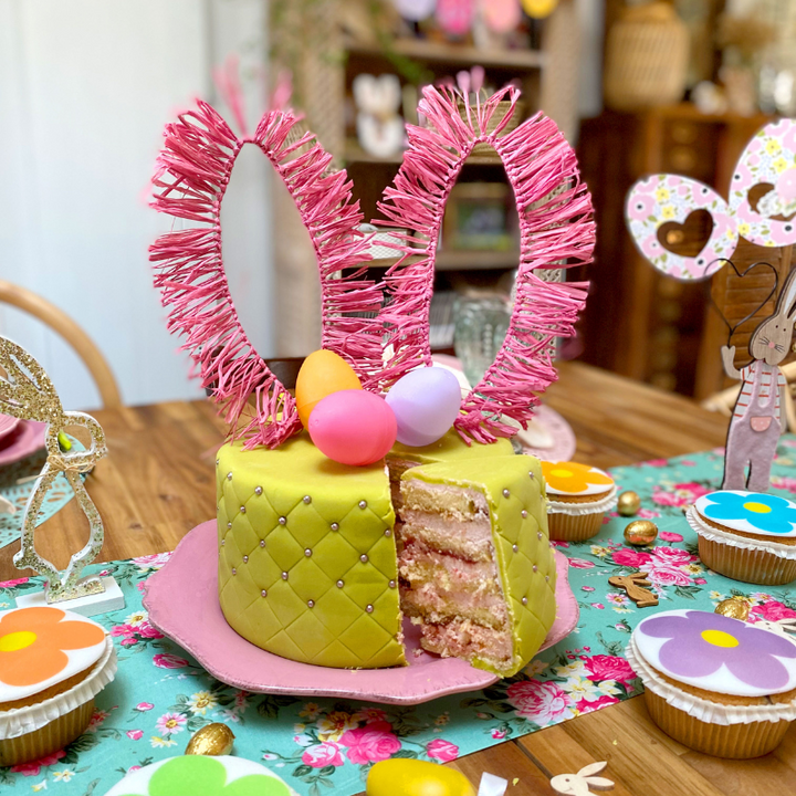 Green Deluxe Cake - double height