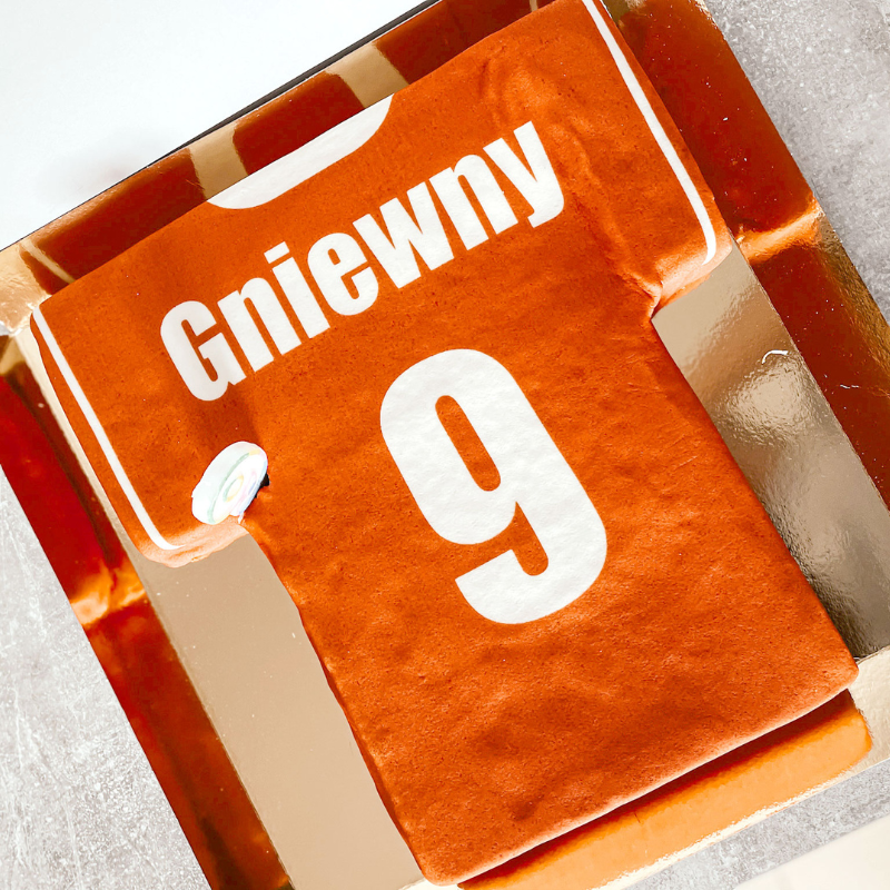 Football shirt cake, plain – various colours