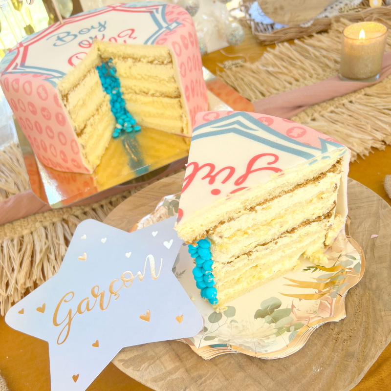 Deluxe Gender Reveal Cake