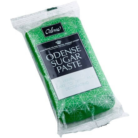Green rolled fondant - 250g