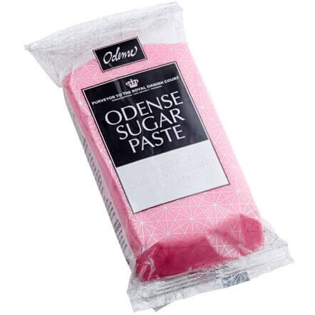 Pink rolled fondant - 250g