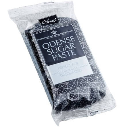 Black rolled fondant - 250g