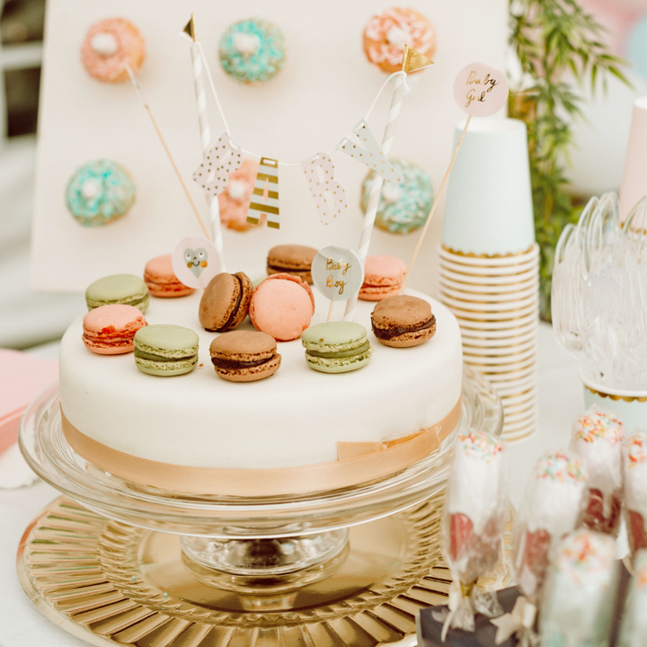 White Cake with Cake Ribbon