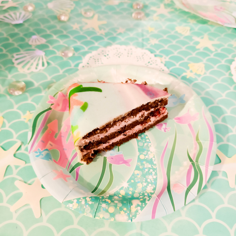 Arielle® on a coral cake
