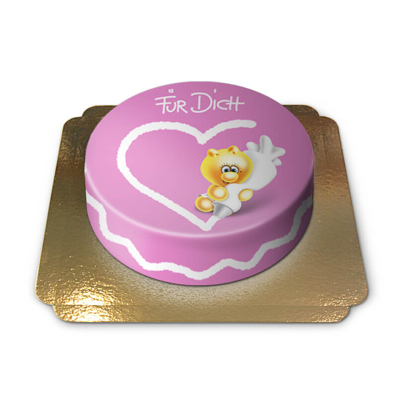 Gelini Heart For You Cake