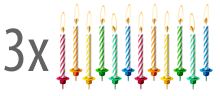 30 candles