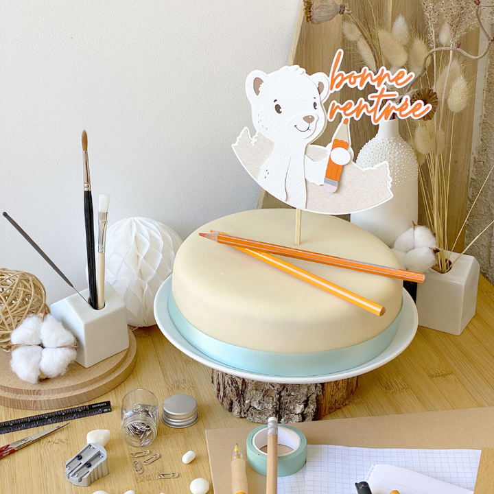 White Cake with Cake Ribbon