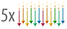 50 candles