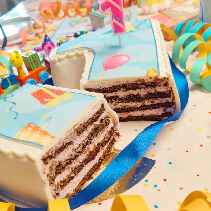 Birthday Number Cake