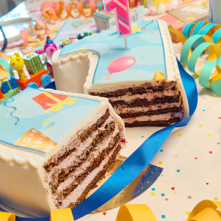 Birthday Number Cake