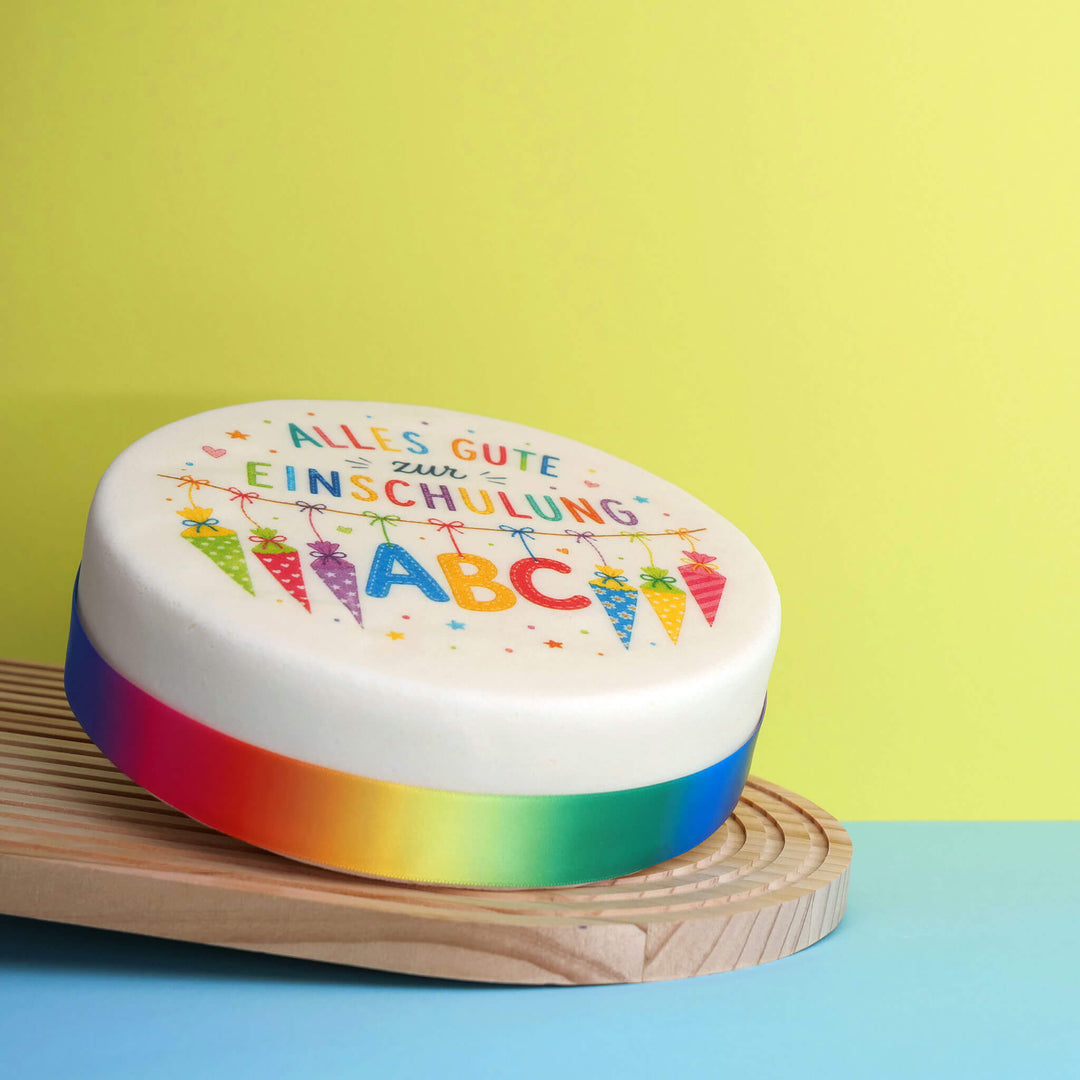 Colourful ABC Cake for Starting School DE