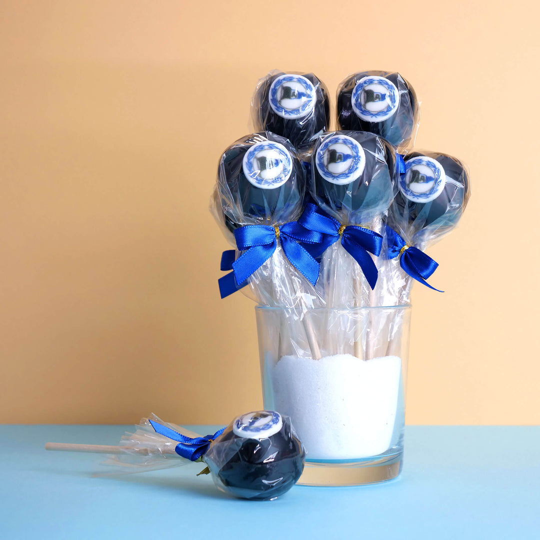 Arminia Bielefeld cake pops, black (12 pieces)