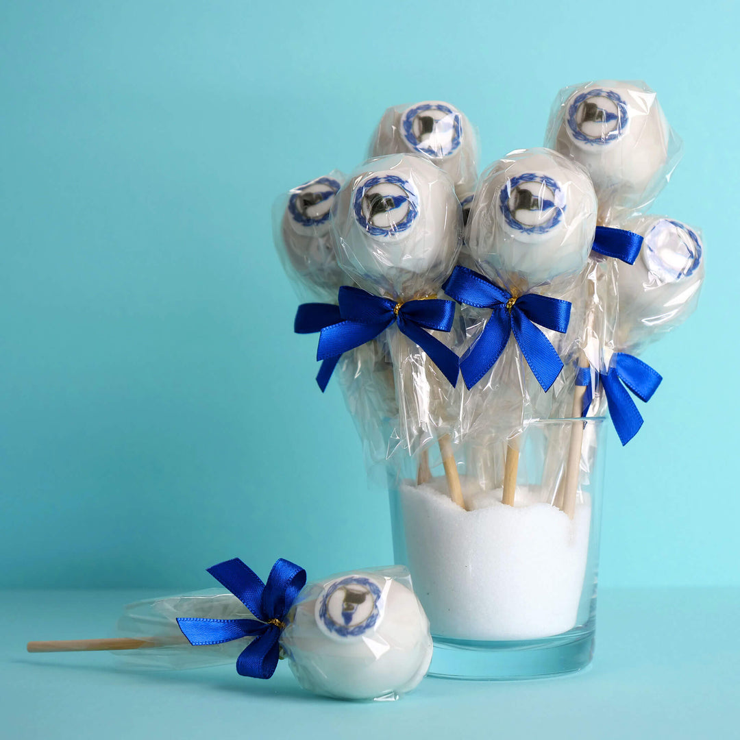 Arminia Bielefeld Cake Pops, white (12 pieces)