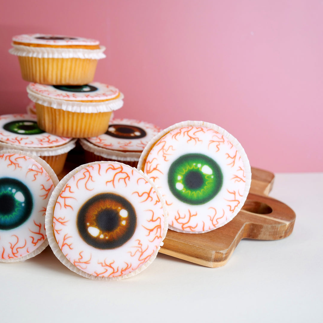 Eye-shaped cupcakes (9 Pieces)