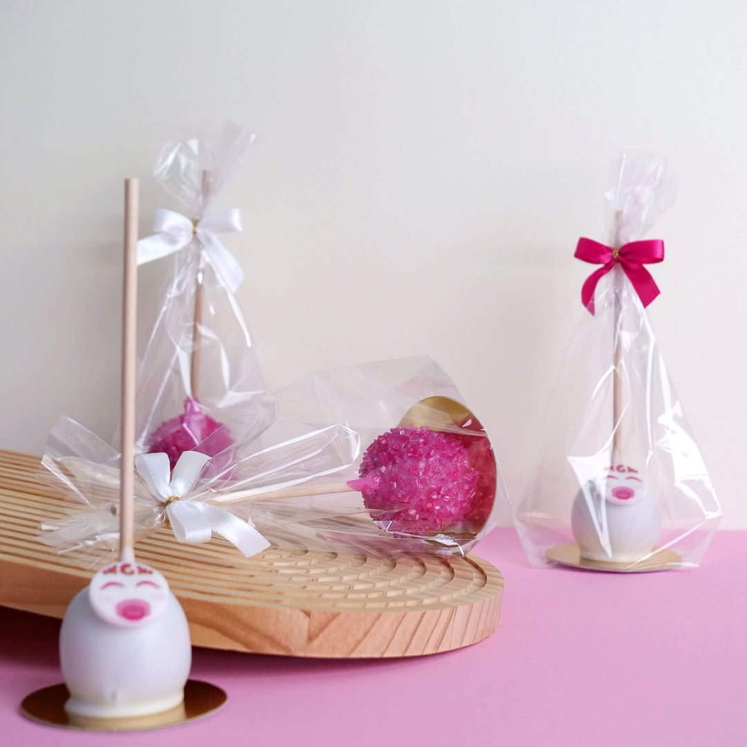 Pink Babyface Cake Pops (10 pieces)
