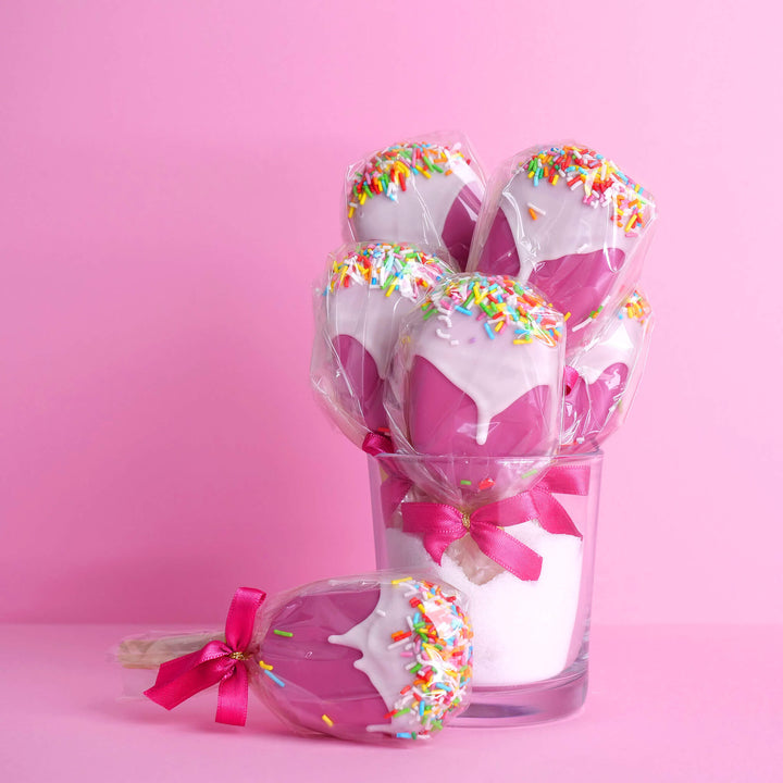 Pink Cake Popsicles (10 pieces)