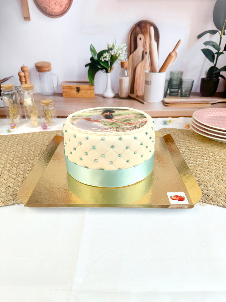 Deluxe Photo Cake S – double height
