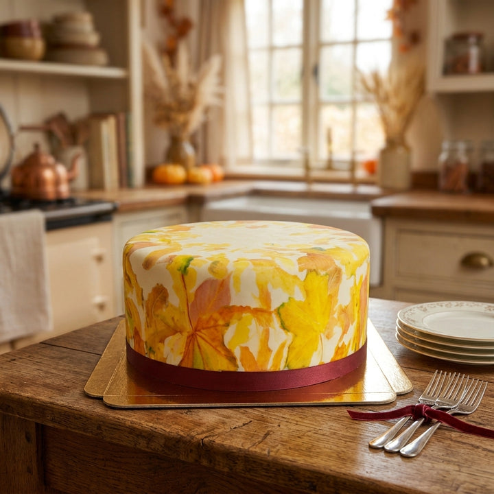 Deluxe Autumn Leaves Cake