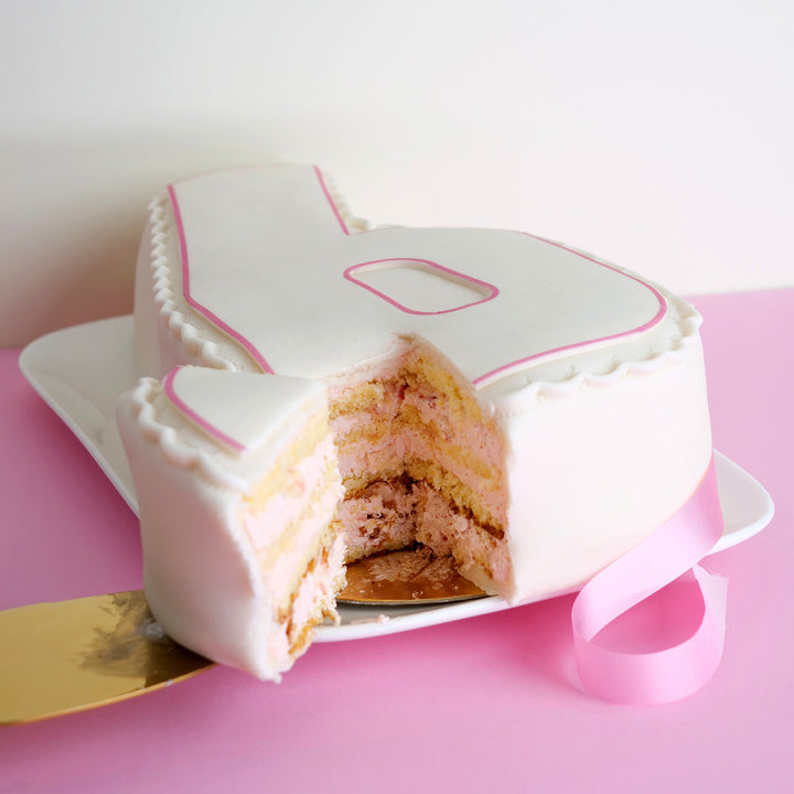 Double-digit cakes, various colours