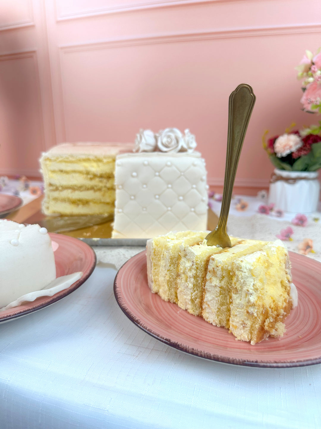 Square Deluxe Wedding Cake