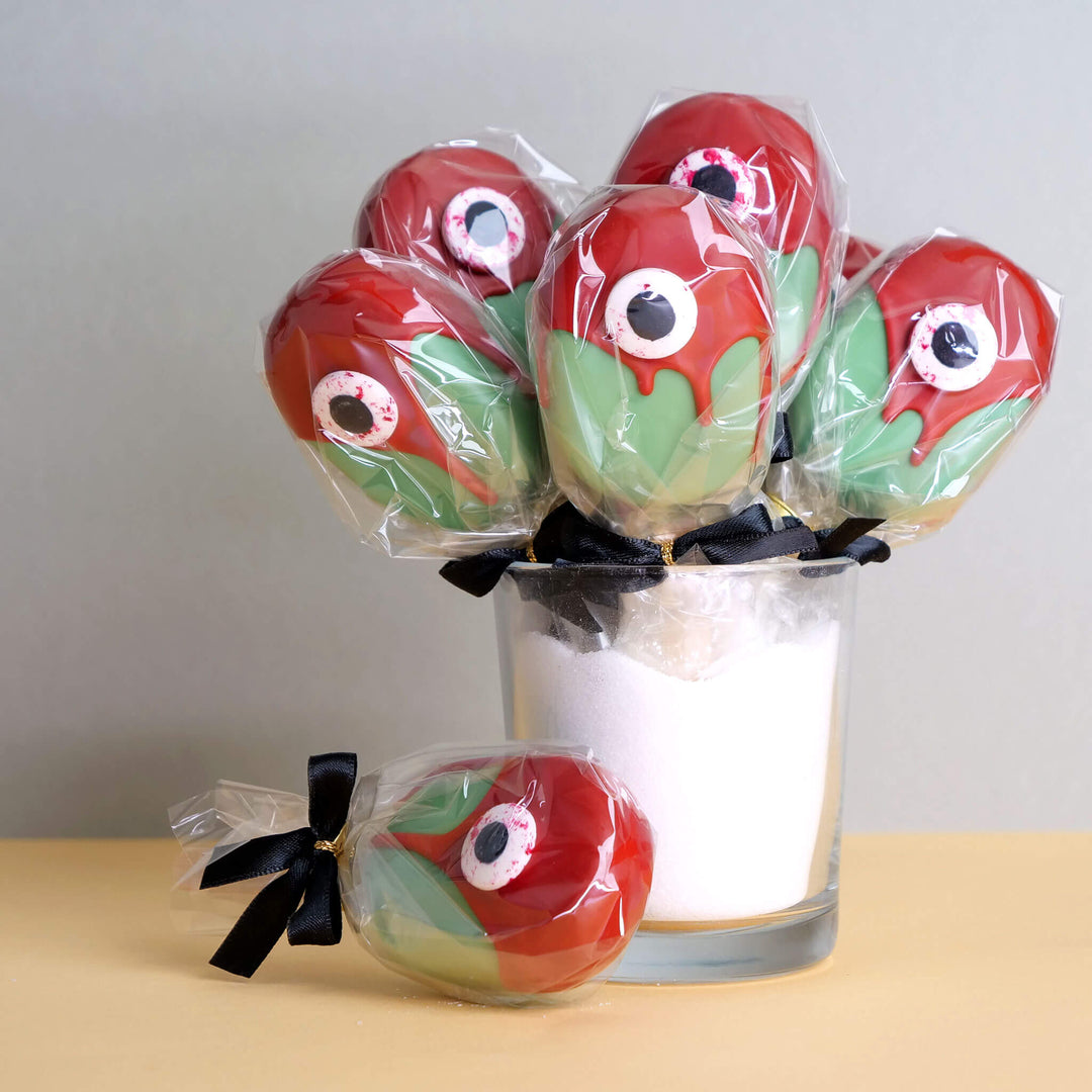 One-Eyed Halloween Cake Popsicles (10 pieces)