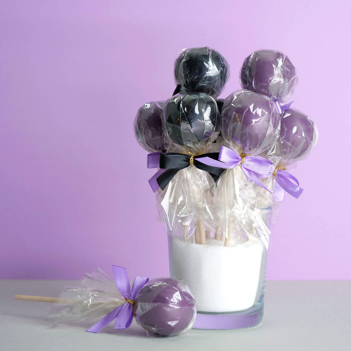 Colourful cake pops in 2 colours (2x6 pieces)