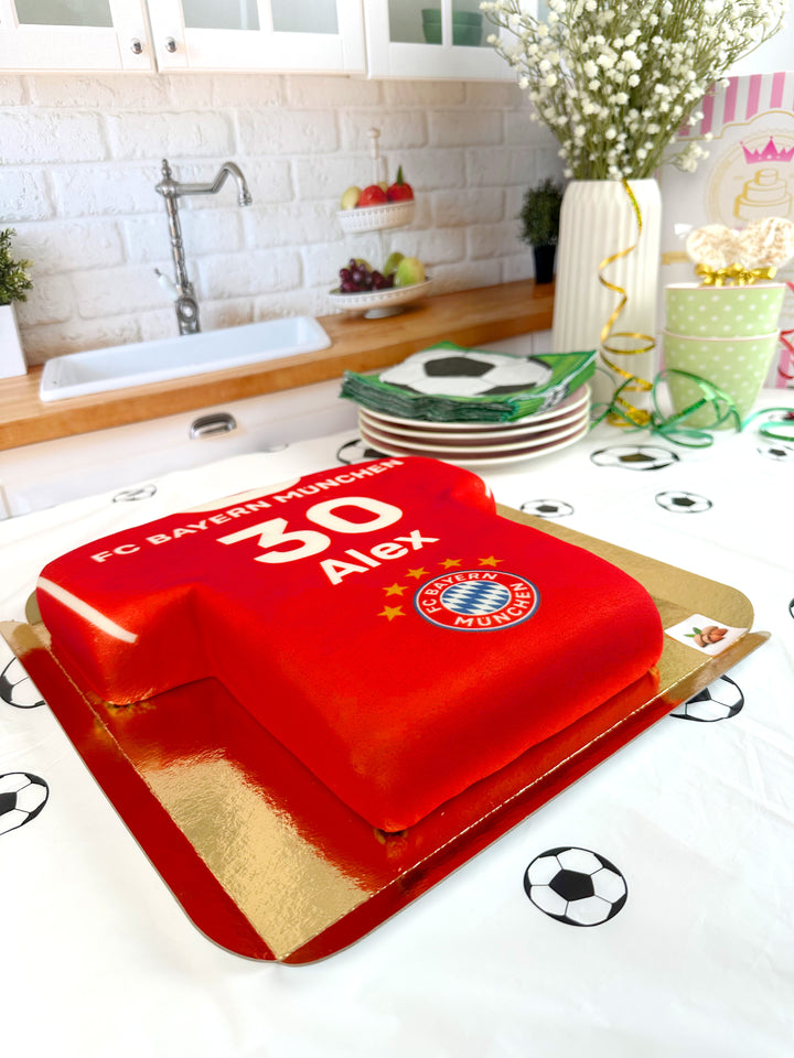 FC Bayern Munich Jersey Cake
