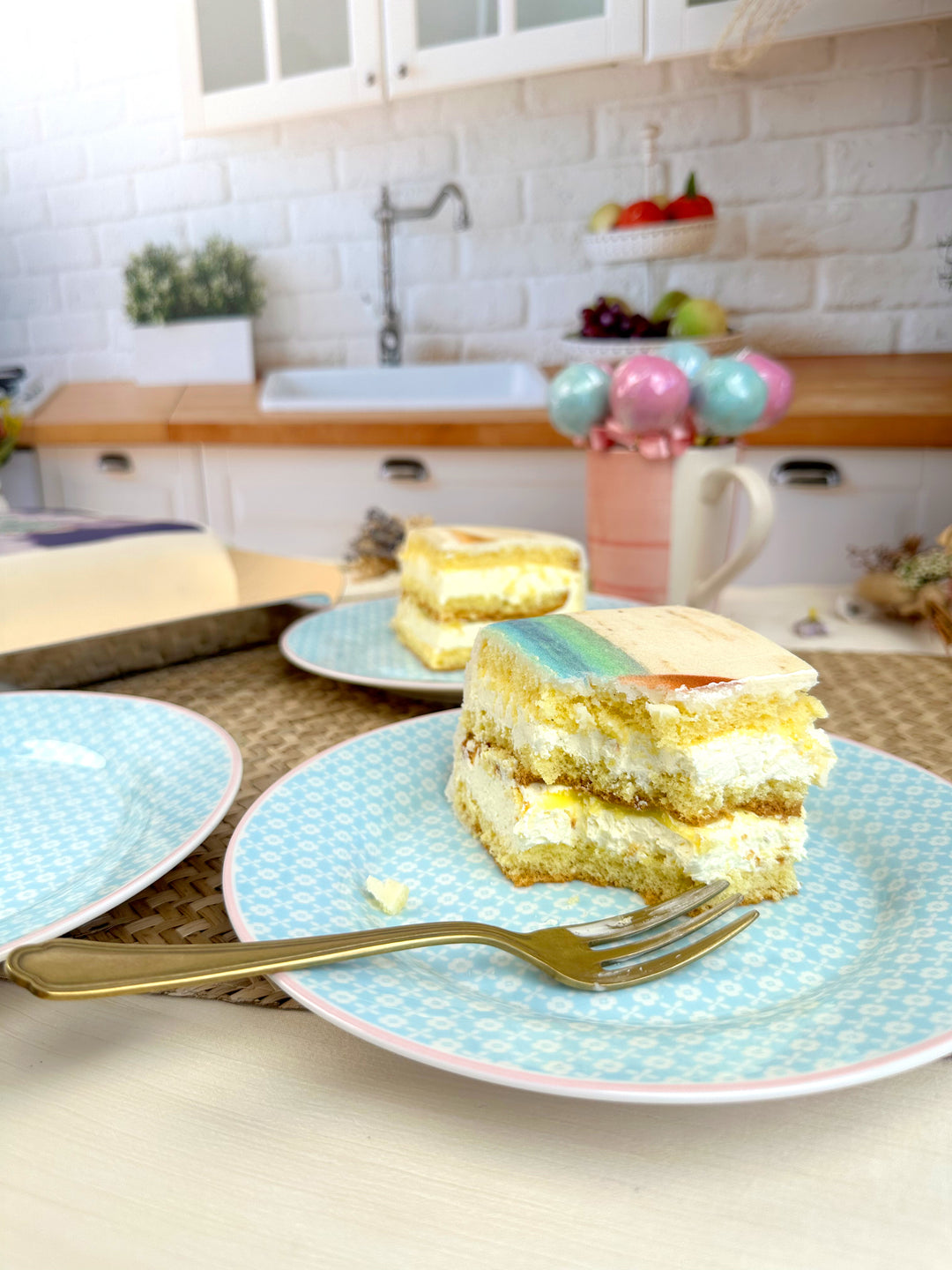 Photo cake without frame