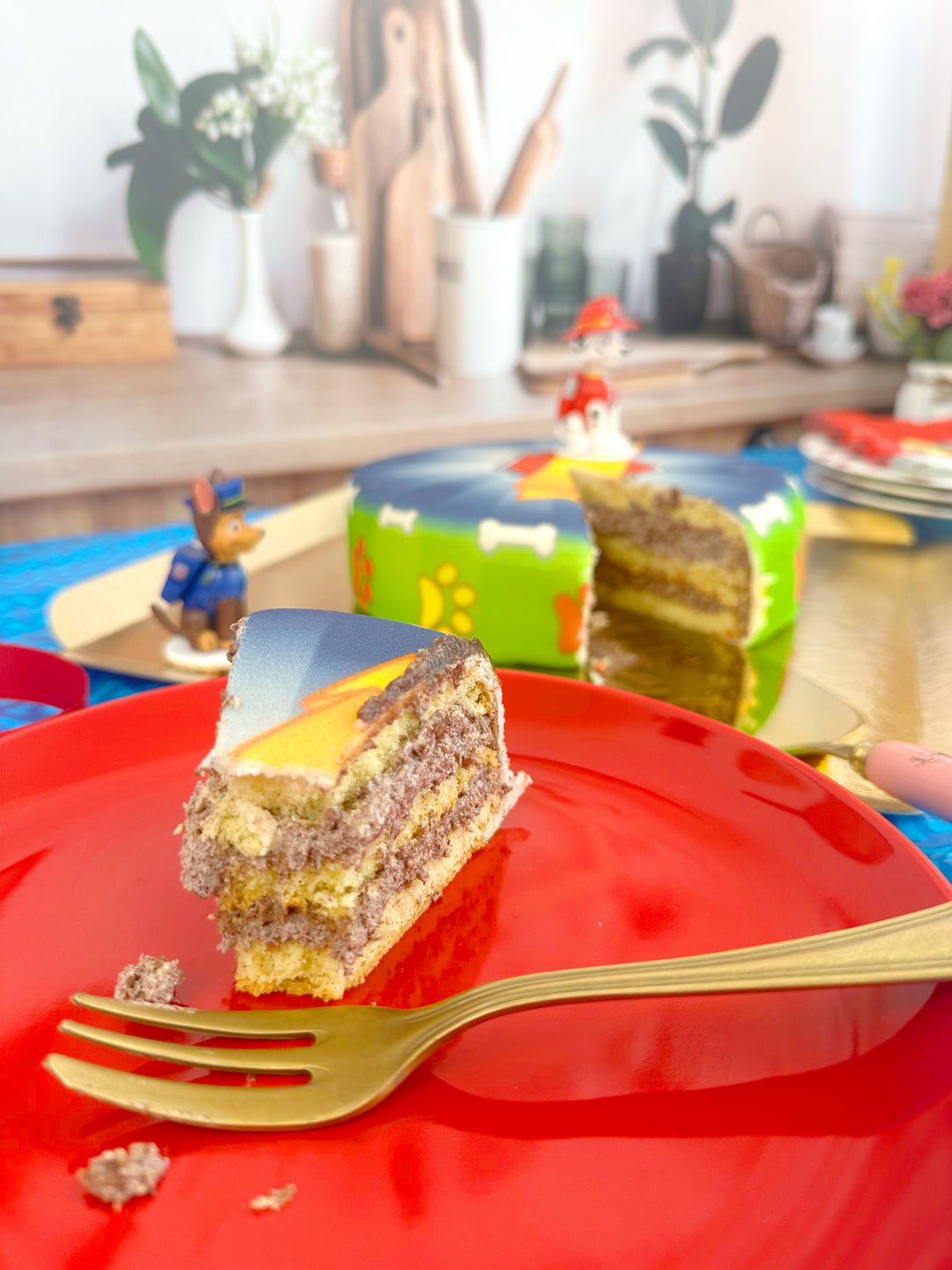 Chase and Marshall from PAW Patrol® on a Dog Heroes cake