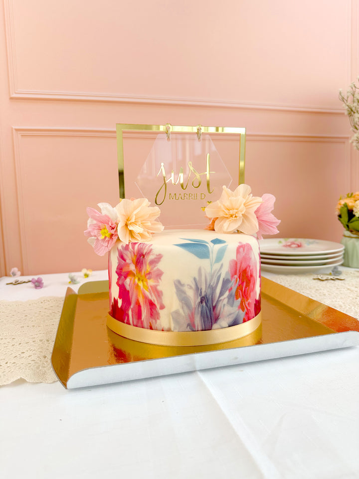 Deluxe Flower Cake