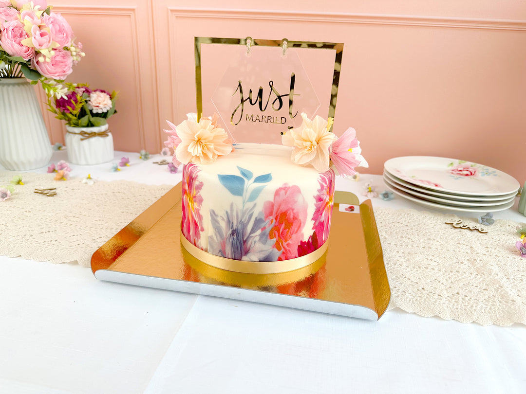Deluxe Flower Cake