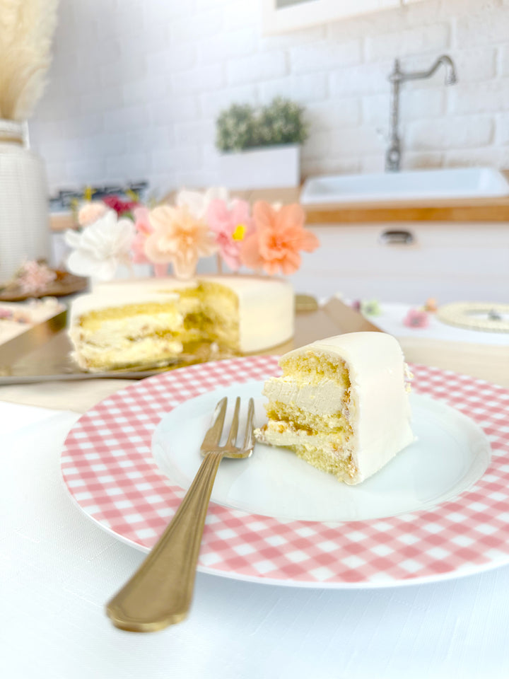 White Cake with Cake Ribbon