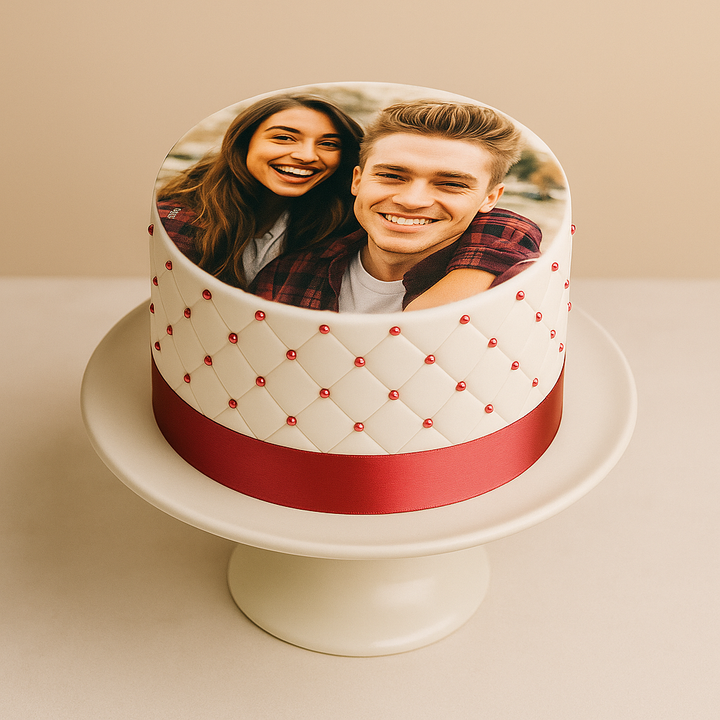 Deluxe Photo Cake S – double height