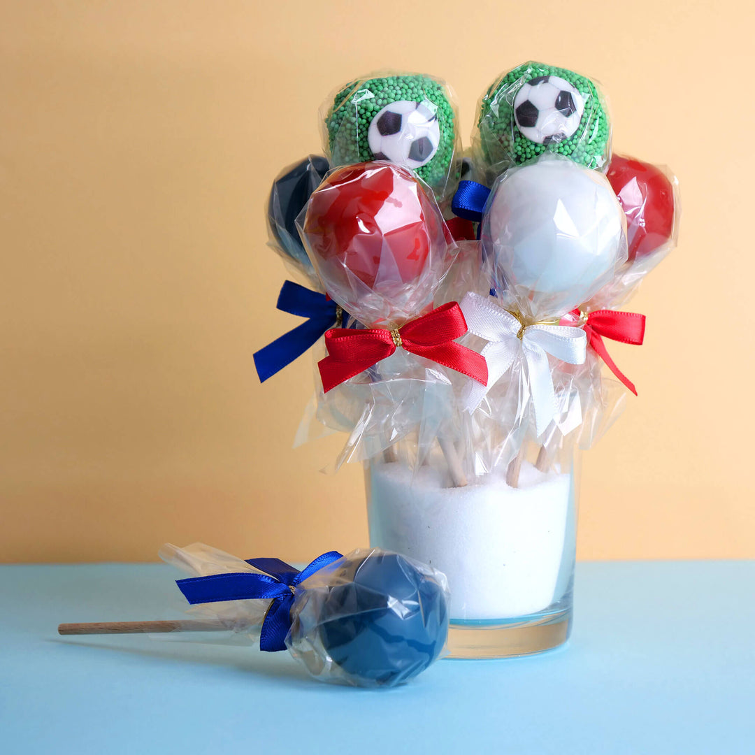 Football Cake Pops France (12 pieces)