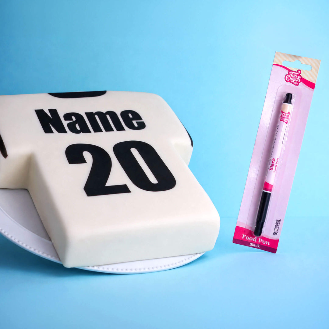 Football shirt cake for signing