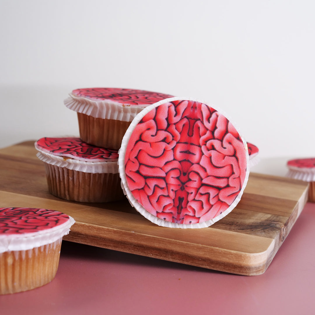 Brain Cupcakes (9 Pieces)