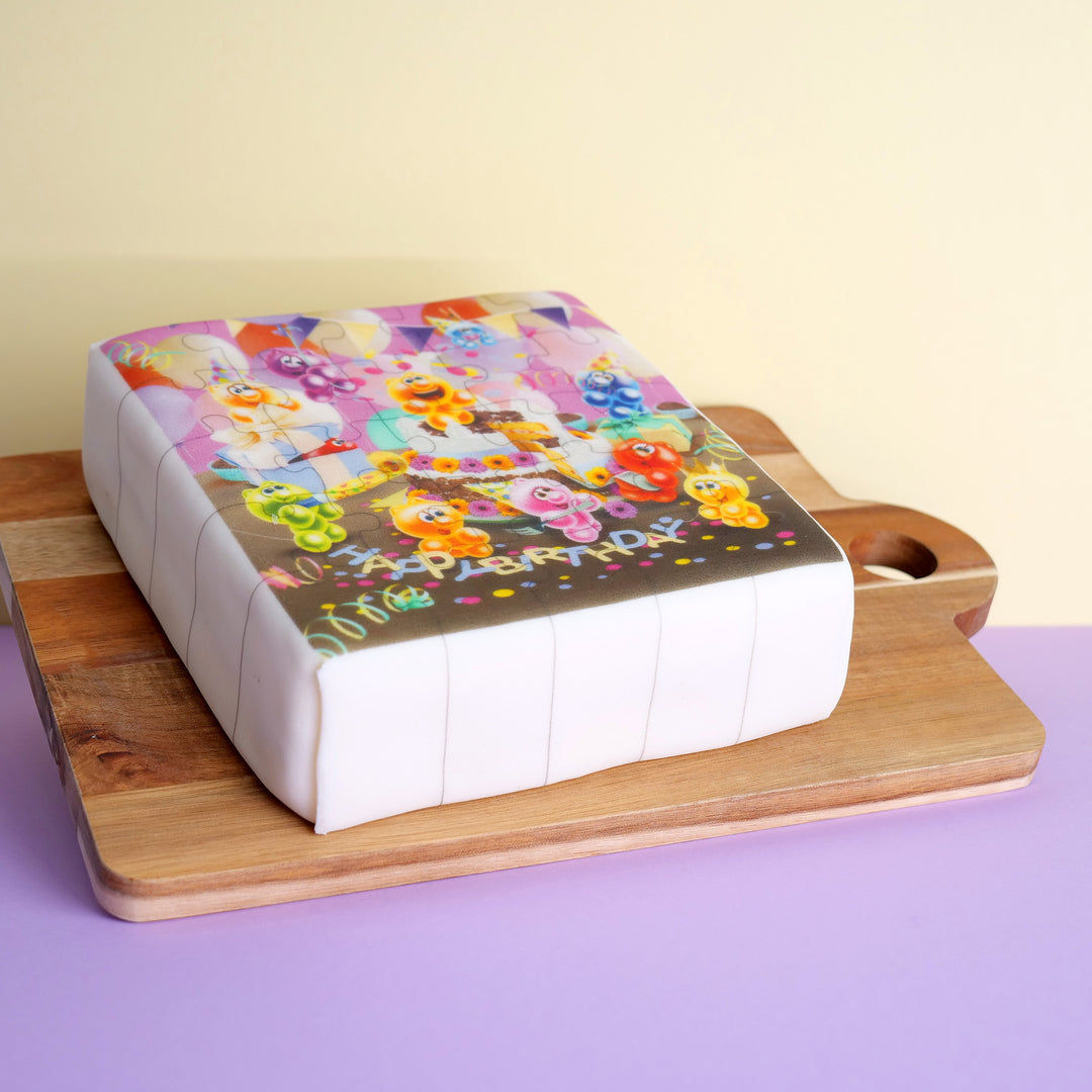 Gelini Cake – Happy Birthday Puzzle
