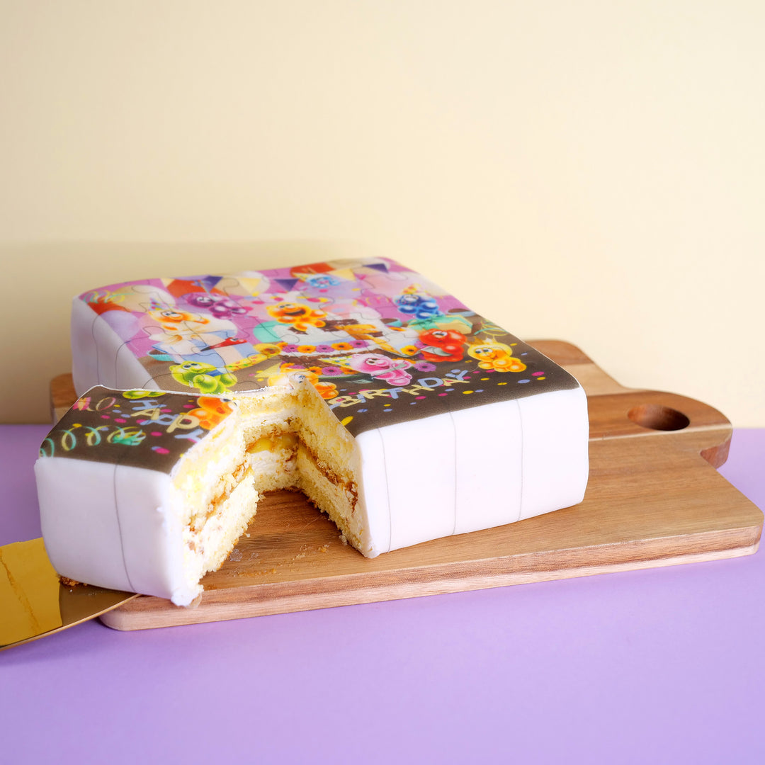 Gelini Cake – Happy Birthday Puzzle
