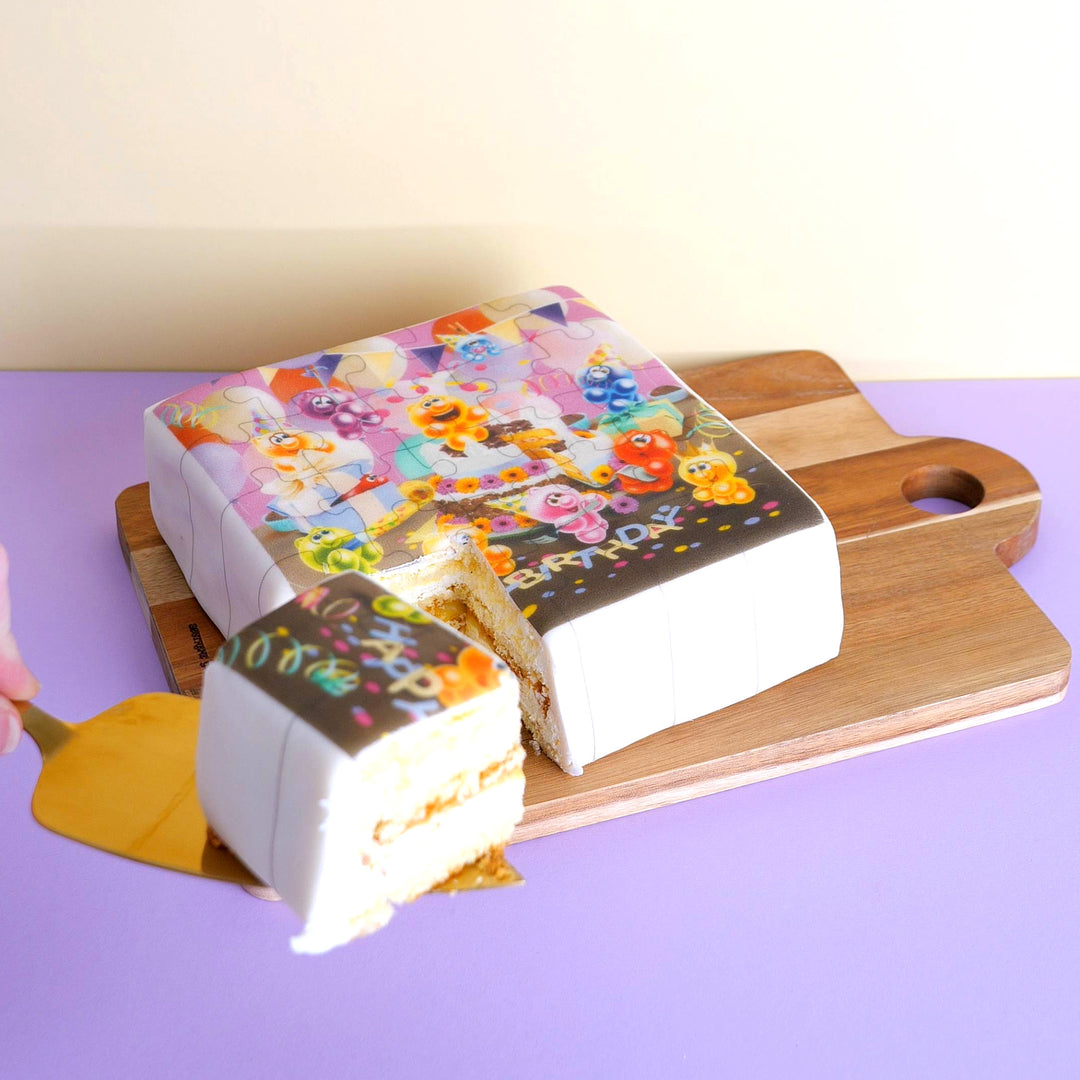 Gelini Cake – Happy Birthday Puzzle