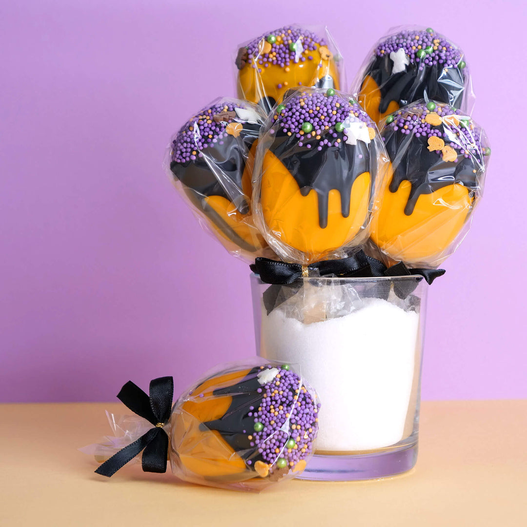 Spooky Halloween Cake Popsicles (10 pieces)