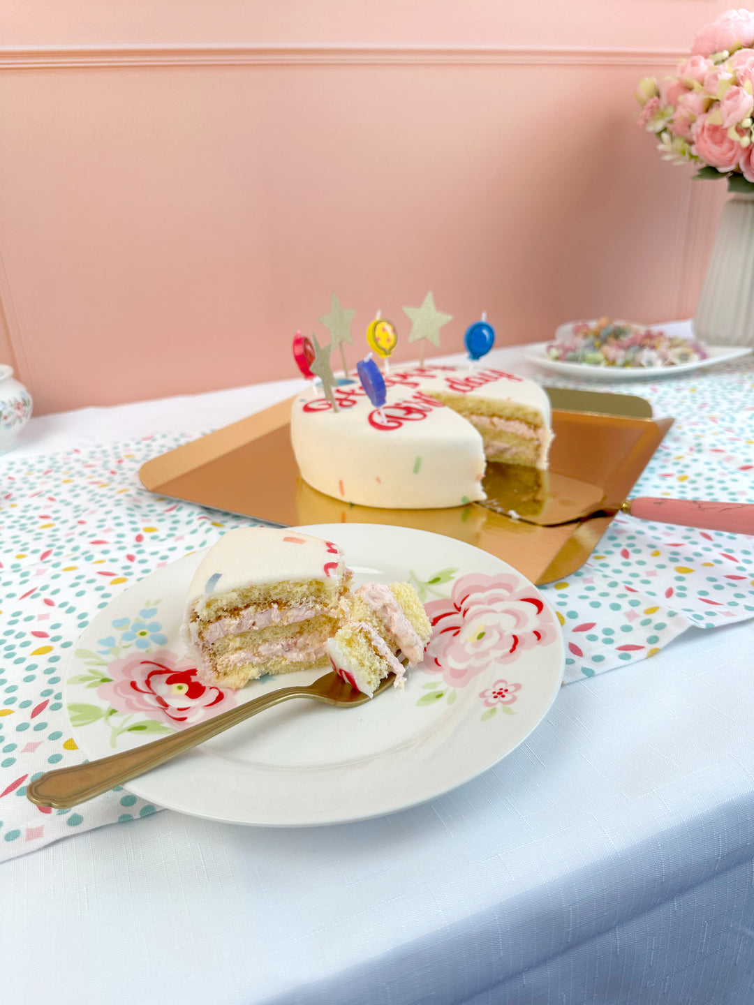 Happy Birthday Cake PINK