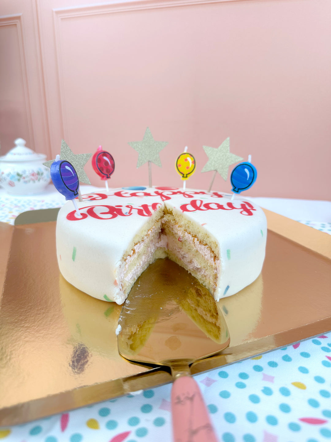Happy Birthday Cake PINK