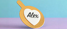 Edible fondant cake topper