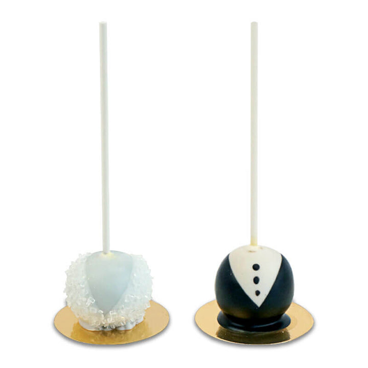 Wedding cake pops (10 pieces)