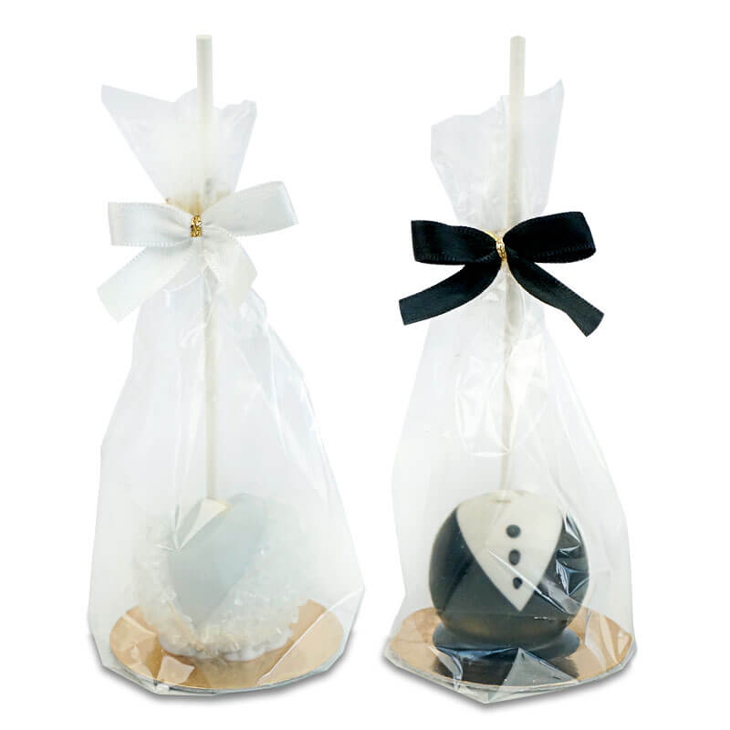 Wedding cake pops (10 pieces)