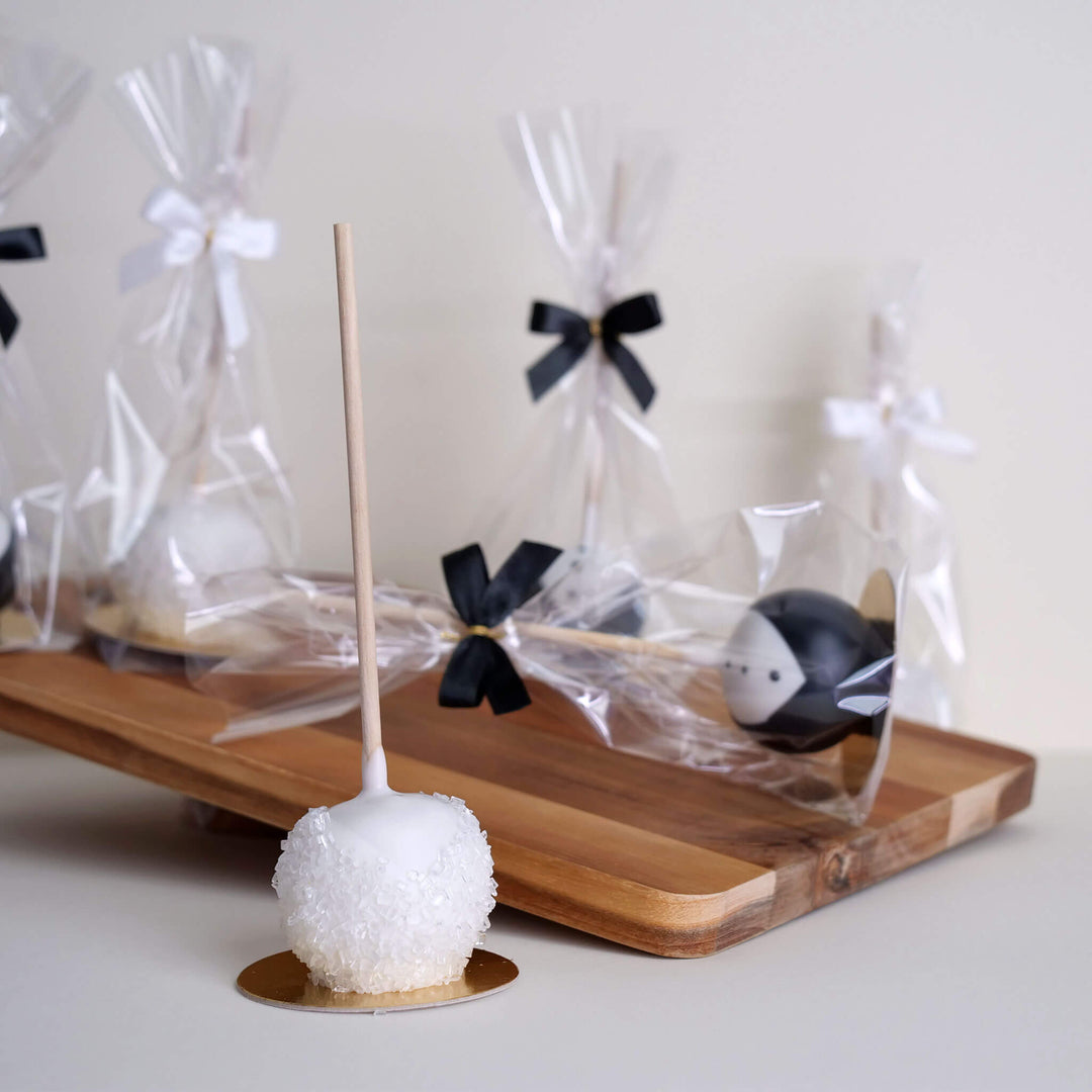 Hochzeits-Cake-Pops (10 Stück)