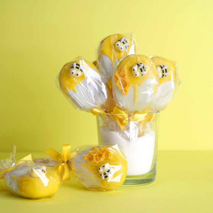 Honeybee Cake Popsicles (10 pieces)