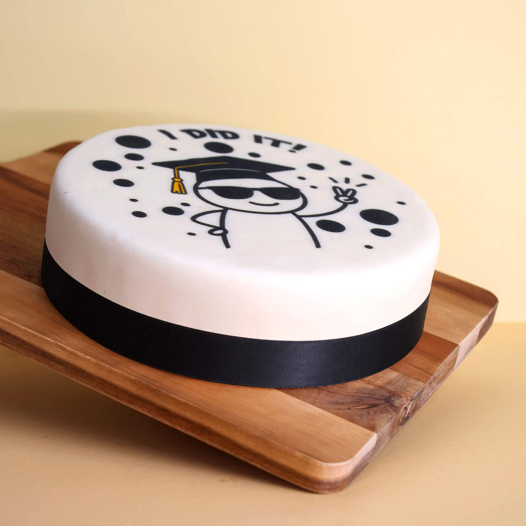 Graduation cake "I did it"