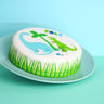Small dinosaur cake